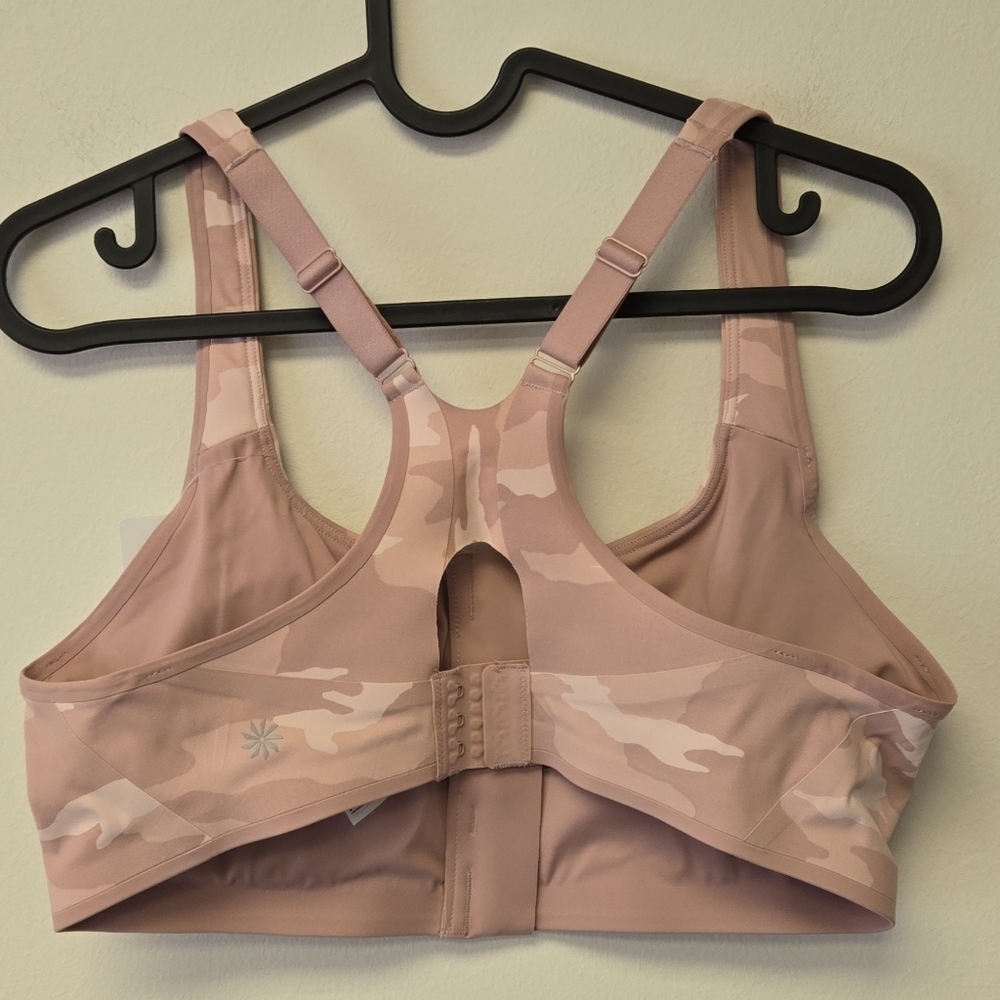 Athleta Empower II Train Printed Bra A-C Pink Camo M - Picture 4 of 9